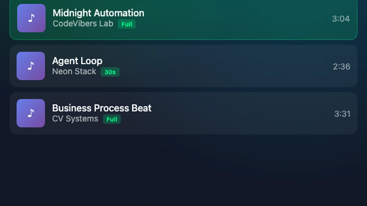 Telegram Music Player WMP Screen